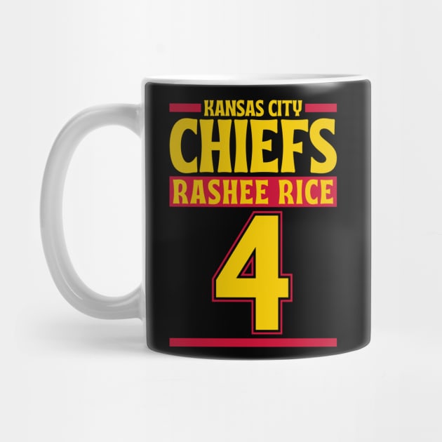 Kansas City Chiefs Rashee Rice 4 American Football by Astronaut.co